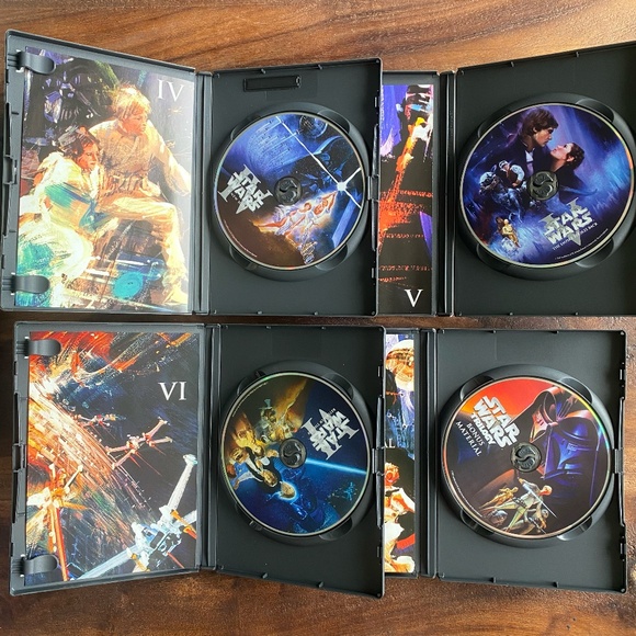 Lot Star Wars DVD Episodes 1-6 (I-VI) Widescreen Force Awakens Rouge One Blu-ray - Picture 8 of 11